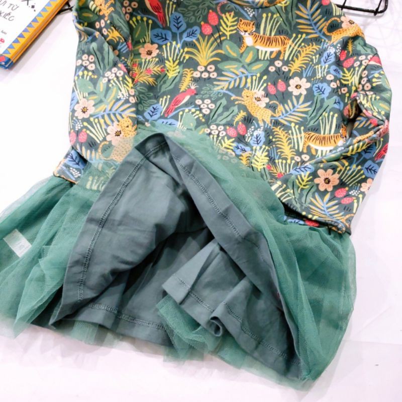 Váy đầm bé gái tay dài chất nỉ Mare&Janie