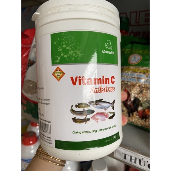 vitamin C cho tôm cá. lon 1kg