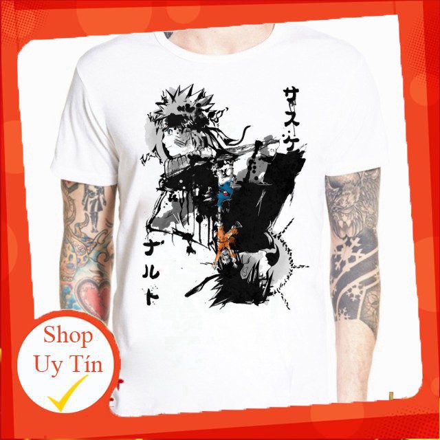 Áo Oversize Nam Nữ In hình Naruto Sasuke Thiết kế độc lạ Áo Oversize Thiết kế độc lạ