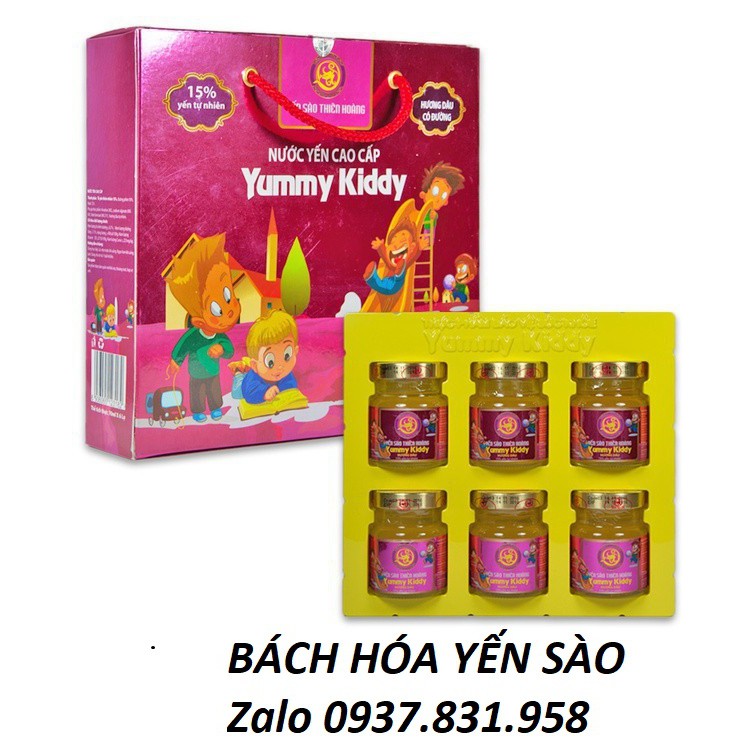 Thiên Hoàng Kid Yummy 15% yến sào cao cấp cho bé yêu