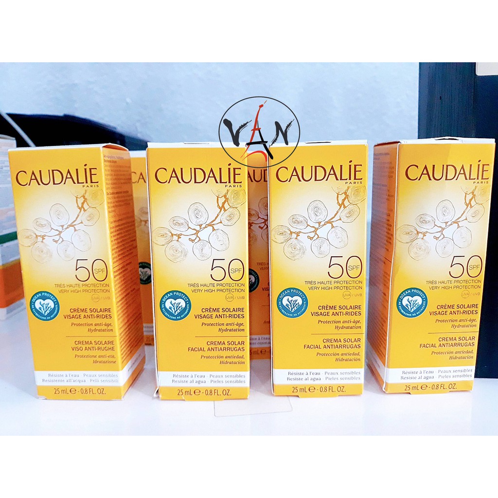 Kem chống nắng chống lão hóa  Caudalie creme solaire visage anti – rides 25ml | BigBuy360 - bigbuy360.vn