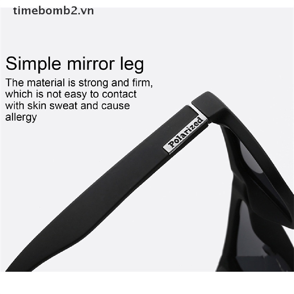 Kính Mát Phân Cực Chống Nắng Phân Cực Phong Cách Thể Thao Mới Cho Nam Và Nữ