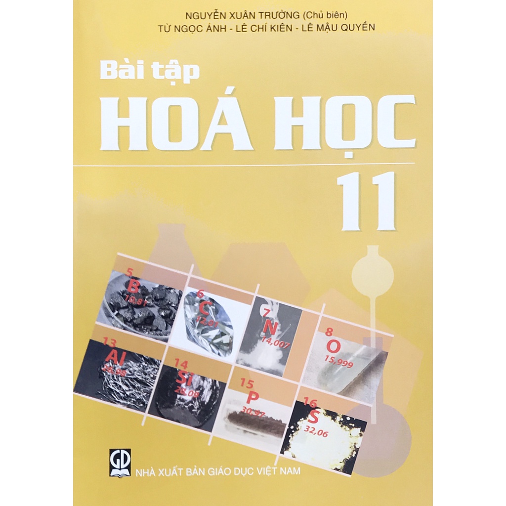 Sách Bài tập hóa học 11 và 5 bảng tuần hoàn hóa học gấp