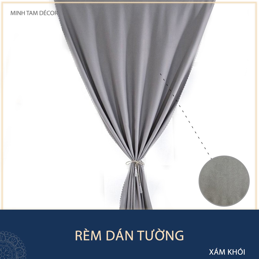 Rèm cửa dán tường, màn cửa chống nắng Minh Tâm , dễ dàng lắp đặt , dán trực tiếp