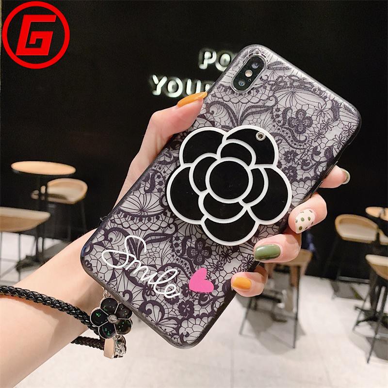 🍀 For Samsung Galaxy A6 A6S S10Plus S10E Camellia Mirror Casing A8S A6P A92018 A72018 A9 Star Waterproof Shell