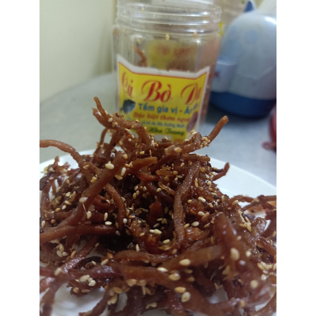 CÁ BÒ DA TẨM GIA VỊ ĂN LIỀN DẠNG SỢI 250GR | BigBuy360 - bigbuy360.vn