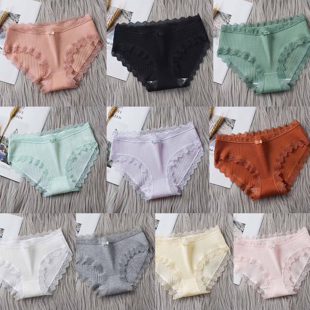 Quần Lót Cotton Không Đường May Thoải Mái Cho Nữ