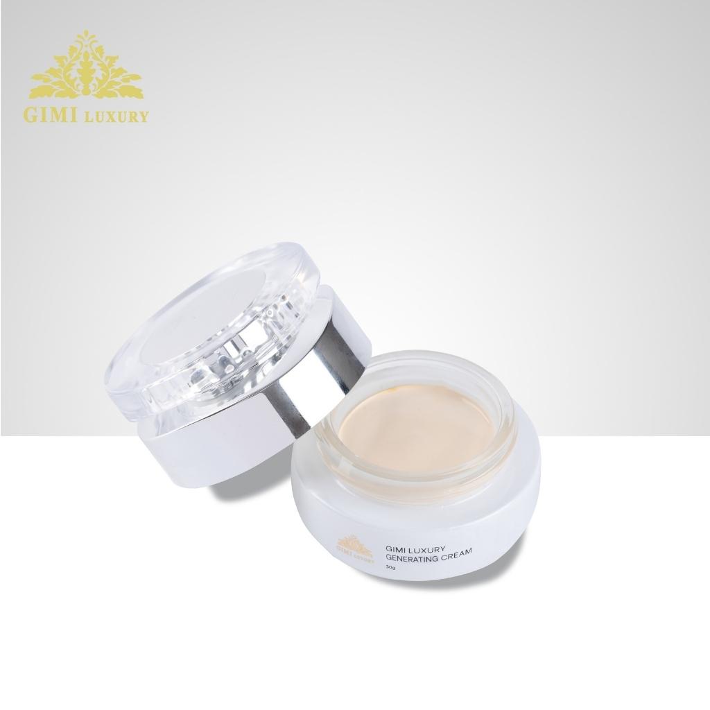 Kem dưỡng trắng GIMI LUXURY Generating Cream Hỗ Trợ Giảm Nám, Trẻ Hóa Làn Da Ban Đêm 30g