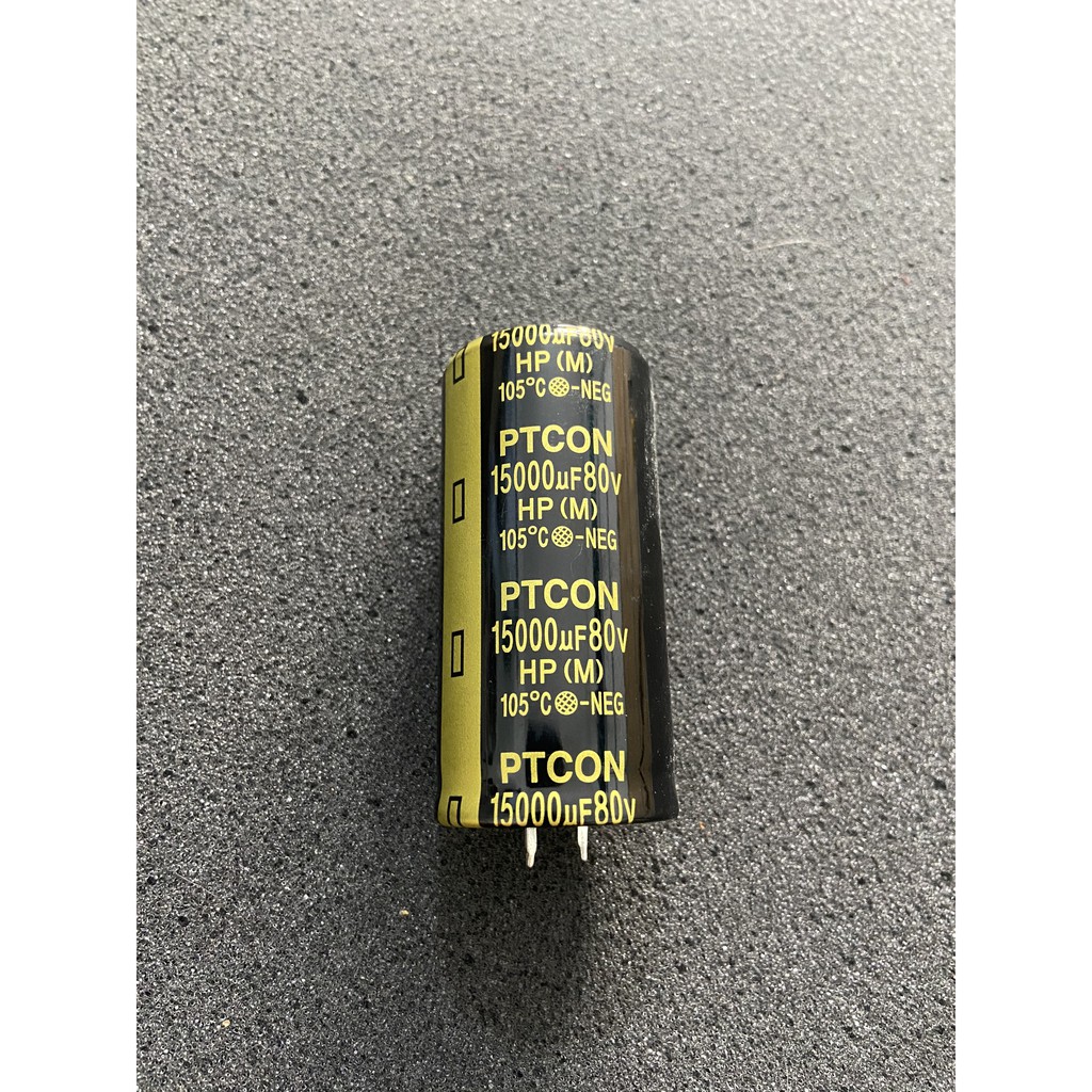 Tụ điện lọc nguồn amply 80v 15000uf loại tốt đặc ruột