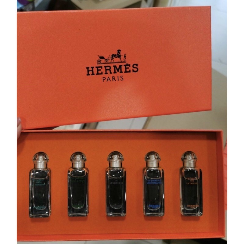 [HÀNG HIẾM] set nước hoa mermes mini 7.5ml x 4 chai  hộp sang chảnh- mùi độc đáo