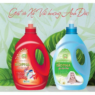 NƯỚC GIẶT SINH HỌC CỦA LÂM ĐẠI PHÚC CAN1,8L HƯƠNG ANH ĐÀO ,CAN MÀU ĐỎ