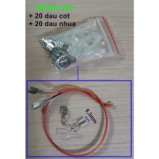 Đầu cốt điện 6.3mm cắm acquy chân loa và nhiều ứng dụng khác