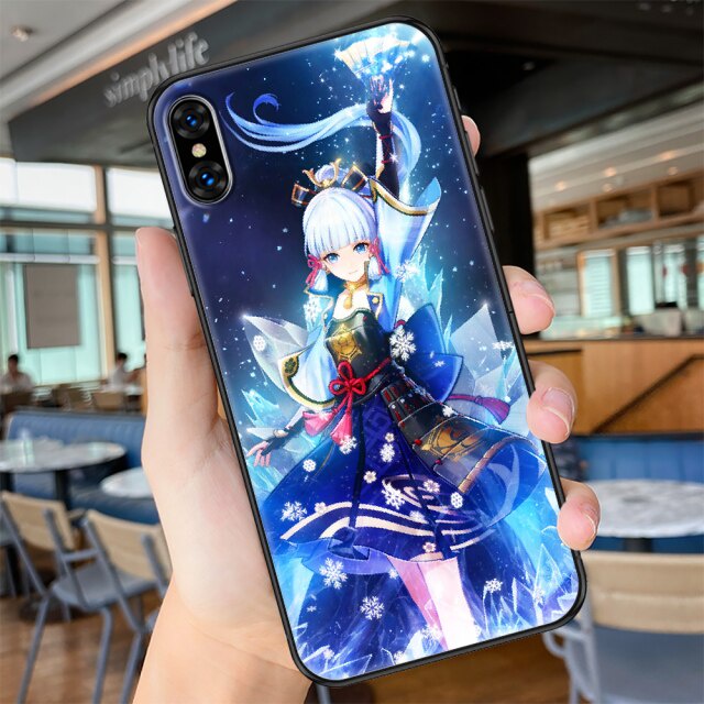 Ốp điện thoại Genshin Impact: Ayaka cho Samsung, Iphone, Xiaomi, Vsmart, Iphone, Oppo, Huawei, Vivo...