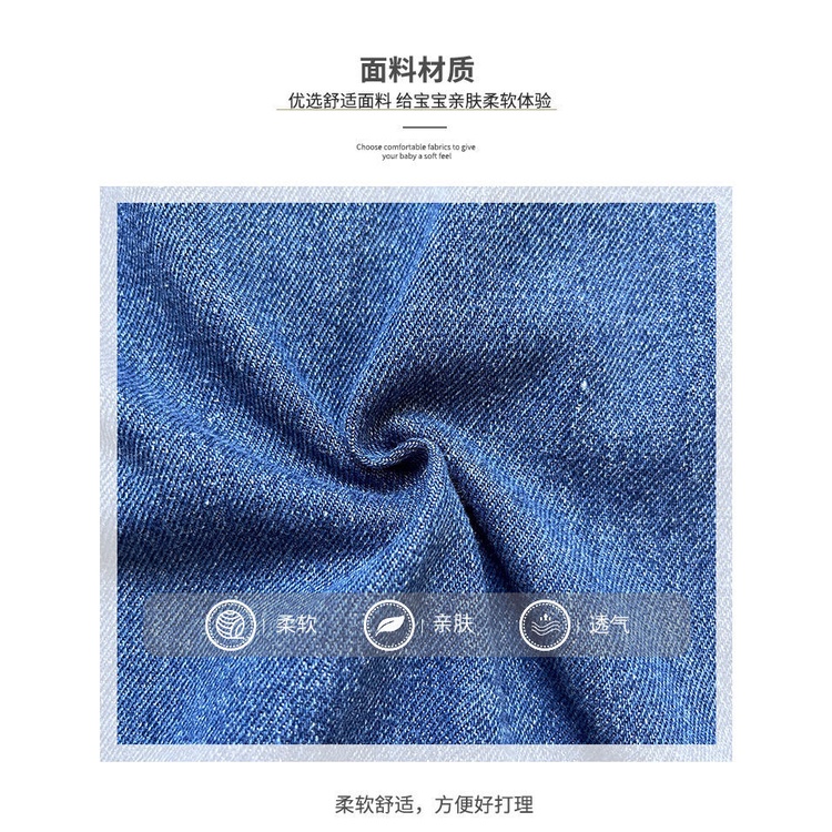 Áo Khoác Denim Không Tay Phong Cách Thời Trang Nhật Hàn Mới 2022 Dành Cho Bé Trai Gái