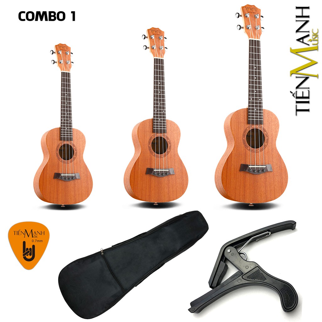 Đàn Ukulele Concert, Tenor, Soprano Chính Hãng BWS B01 - Bảo trì trọn đời (Uku Gỗ Mahogany Tiến Mạnh Music nhập khẩu)