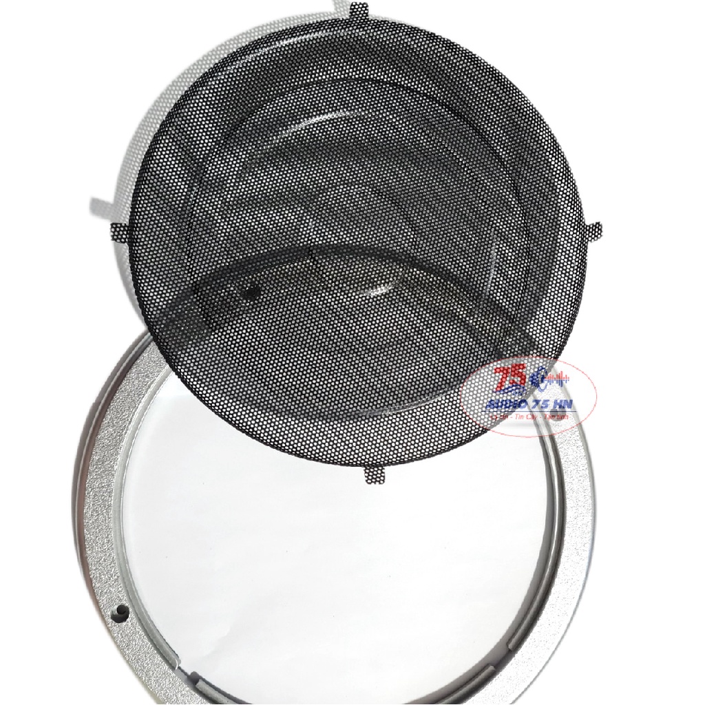 Màng lưới bảo vệ loa loại 6.5inch và 8inch - Mặt nạ bảo vệ loa màu bạc cao cấp,  lưới tản nhiệt loa ô tô
