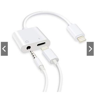 Jack Chuyển Đổi Vừa Sạc Vừa Cắm Tai Nghe Chân Lightning Cho Ip7 , 8 , X , XSMAX,11...