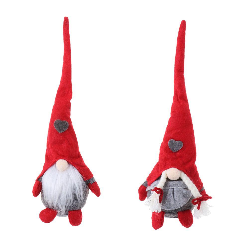 Búp Bê WTTLE Gnome Đội Mũ Dài Làm Thủ Công Trang Trí Giáng Sinh