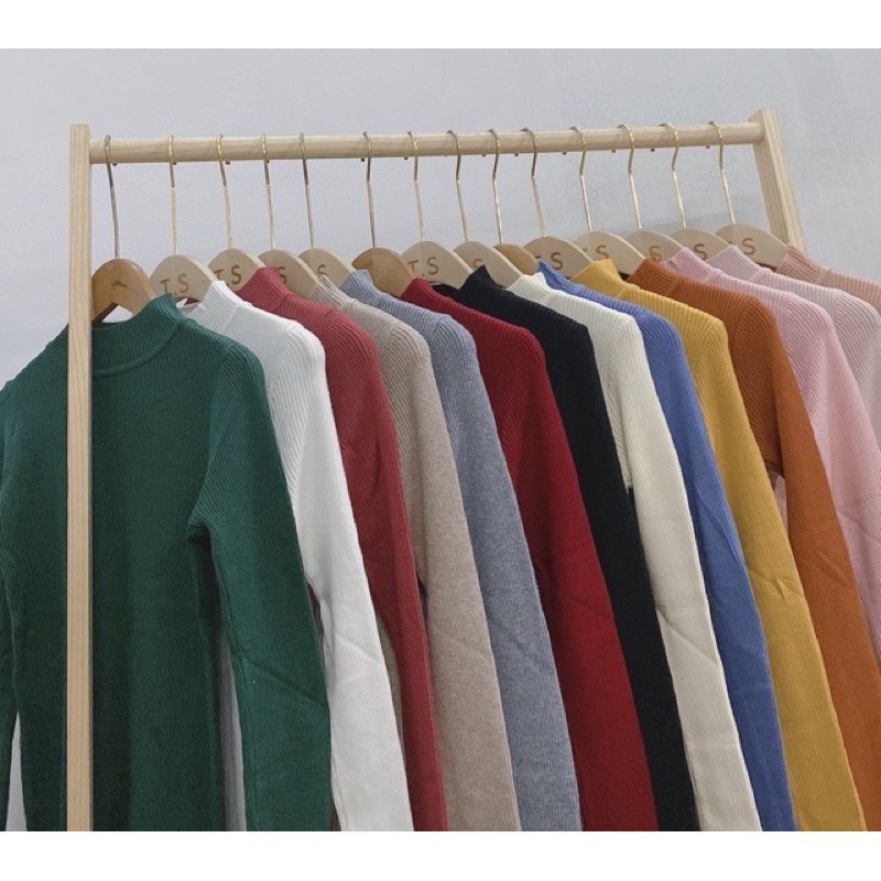 Áo len tăm cổ 3F đủ màu ( Hàng QC ) | BigBuy360 - bigbuy360.vn