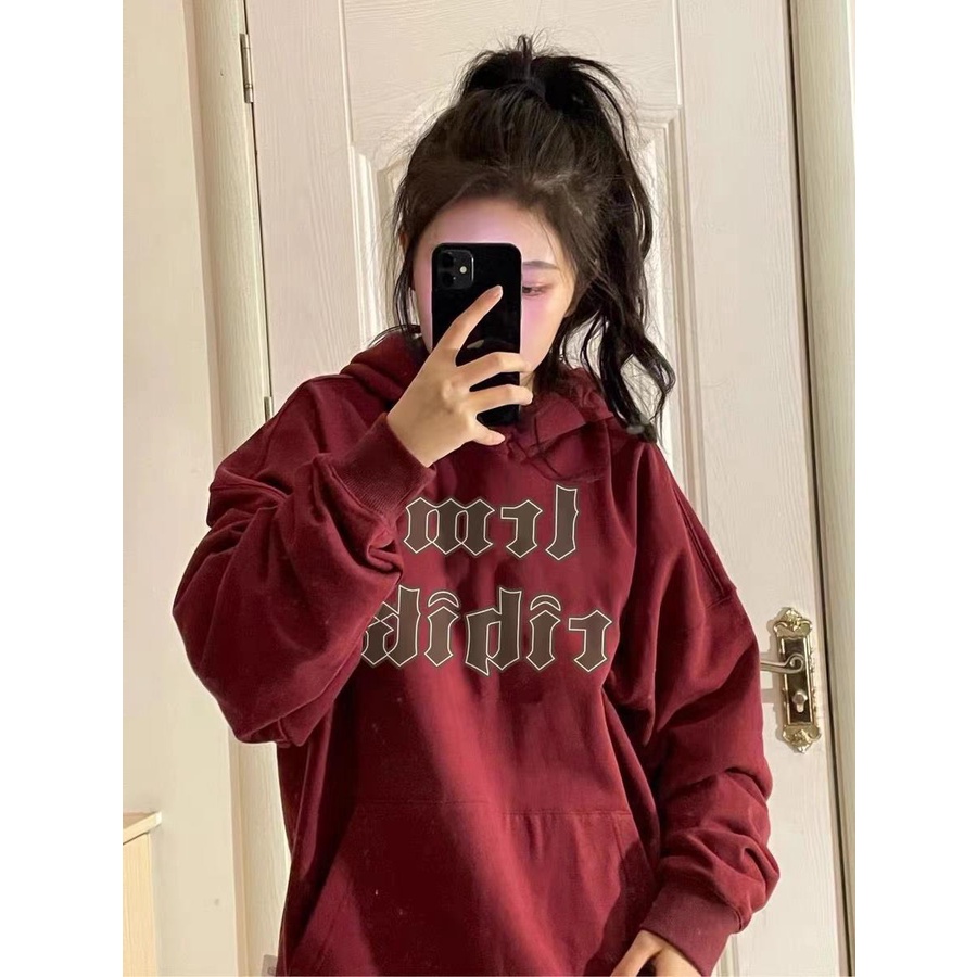 Áo Hoodie Nỉ Ngoại Unisex MJL DIDIJ Dáng Rộng Mũ Trùm 3 Màu