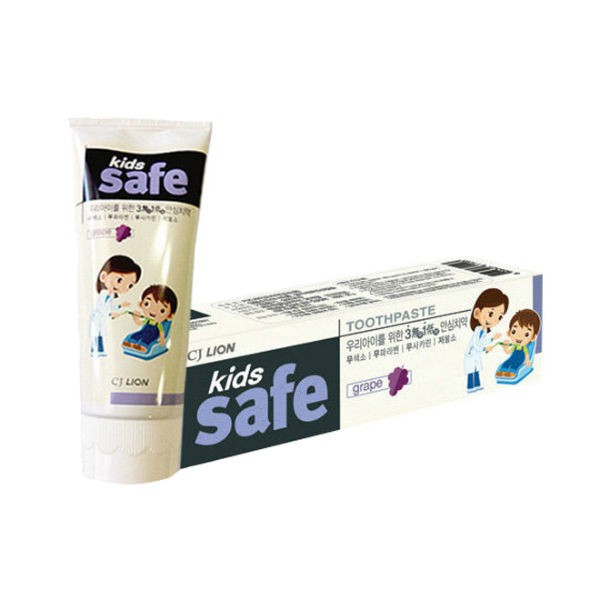 Kem Đánh Răng Trẻ Em Nuốt Được CJ Lion Kids Safe 90g