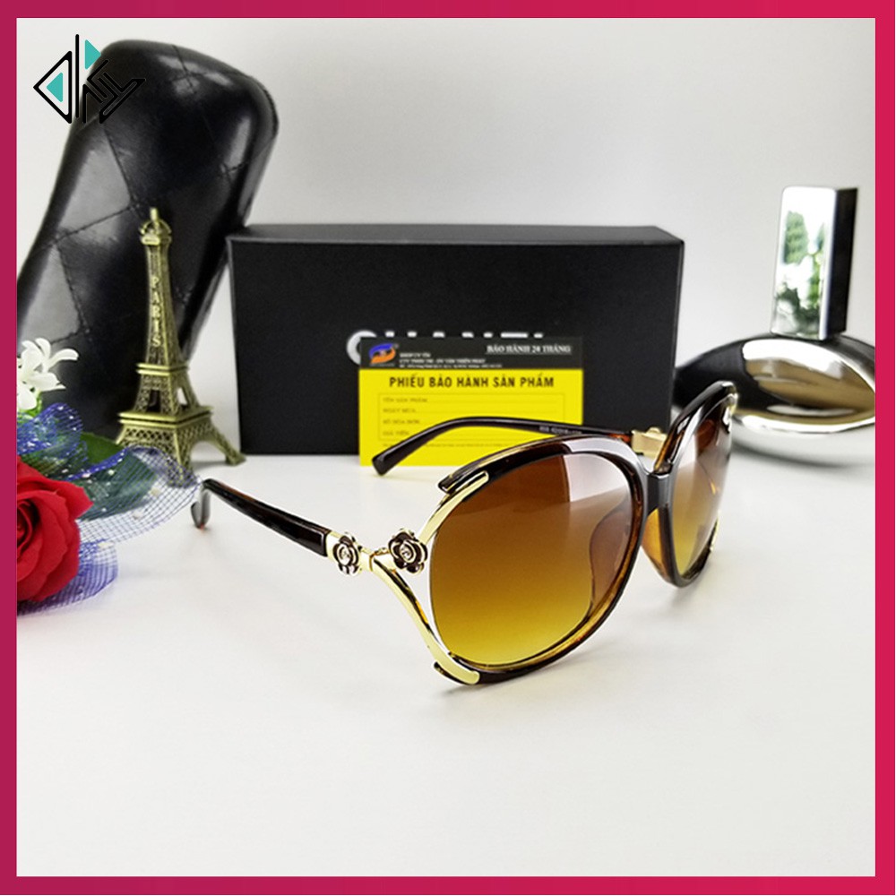 Mắt kính nữ full box hàng hiệu cao cấp nhập khẩu, phụ kiện kính thời trang chống nắng chống bụi gọng kim loại | BigBuy360 - bigbuy360.vn