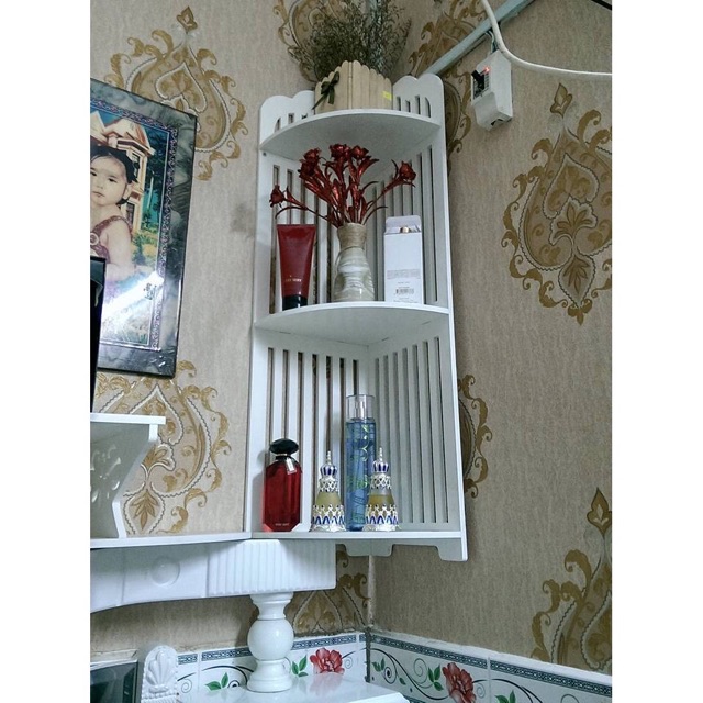 Kệ góc 3 tầng kẻ sọc - IG121 | BigBuy360 - bigbuy360.vn