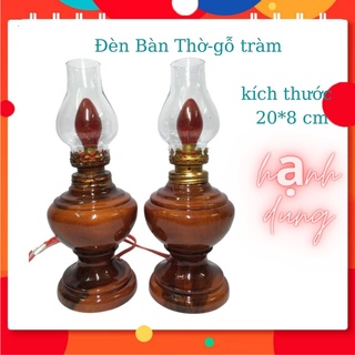 đèn bàn thờ -đèn thờ phật -đèn thờ gỗ tràm ms 15