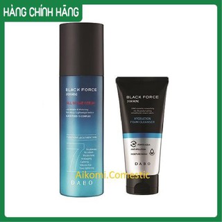 Combo sữa rửa mặt thải độc + tinh chất dưỡng da cho nam - dabo for men