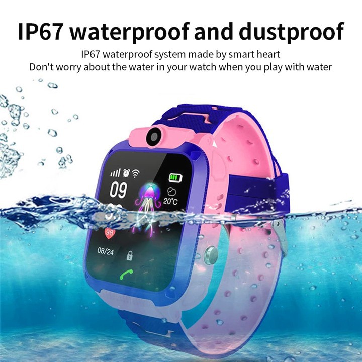 Đồng hồ định vị thông minh cho bé cao cấp Q12 kết hợp nghe gọi cảm ứng chống thấm nước BBShine – DH017 {SIÊU SALE}