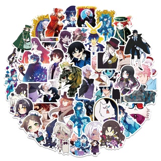 Y&P| Hình Dán Chống Nước The Case Study of Vanitas Nhật Bản Anime Mũ Bảo Hiểm Máy Tính Xách Tay Hành Lý Dán Thiết Lập, 50 tờ