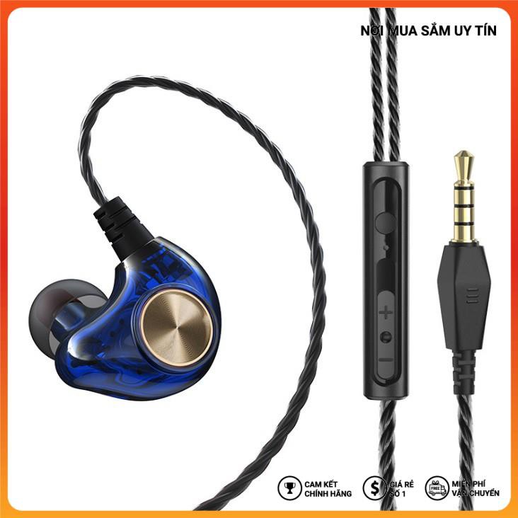 Tai Nghe Nhét Tai HI-FI Âm thanh 5D Có Dây Micro 3.5mm hỗ trợ mic K1 HEAD SHOP