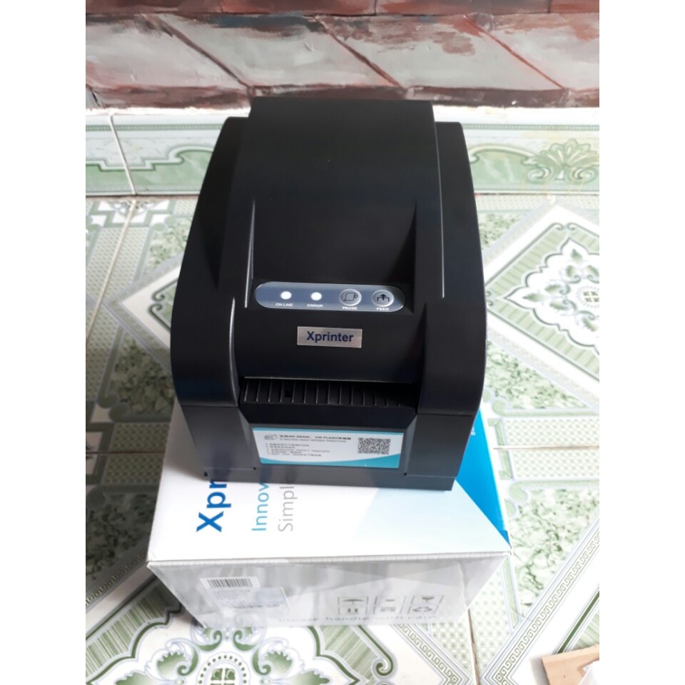Máy in mã vạch Xprinter XP 350B. Tặng 1 cuộn giấy in mã vạch. | BigBuy360 - bigbuy360.vn