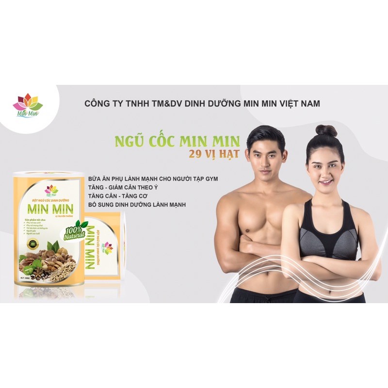 Bột ngũ cốc dinh dưỡng Min Min | Thế Giới Skin Care
