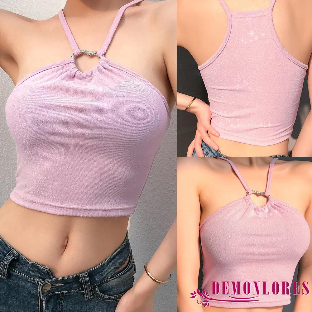 Áo lửng hai dây đan chéo gợi cảm cho nữ
