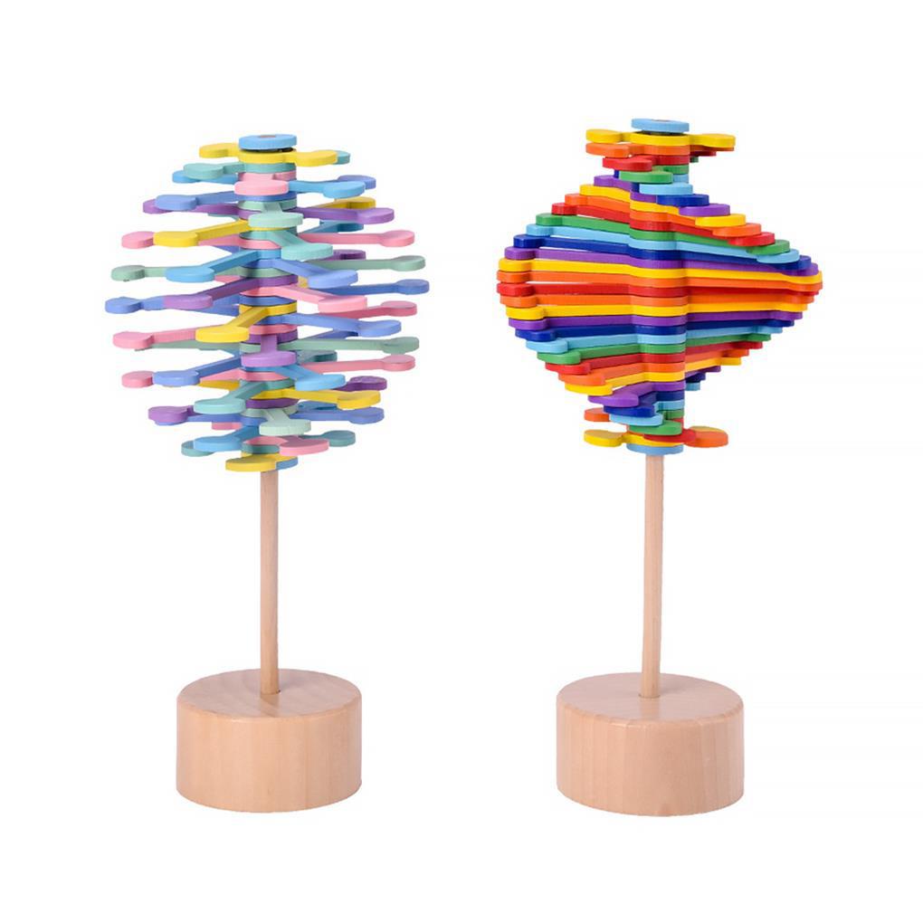 Bộ Đồ Chơi Kẹo Mút Xoay Nhiều Màu Sắc Dùng Để Giáo Dục Cho Bé