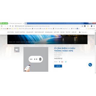 Ổ CẮM ĐIỆN 2 CHẤU THÔNG MINH MPE (SMART CONTROL WIFI PLUG)