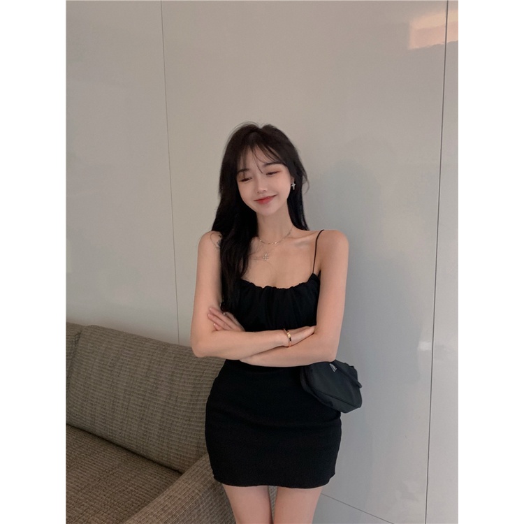 Cocory vn Đầm Hai Dây Dáng Ôm Hở Lưng Quyến Rũ Thời Trang Cho Nữ