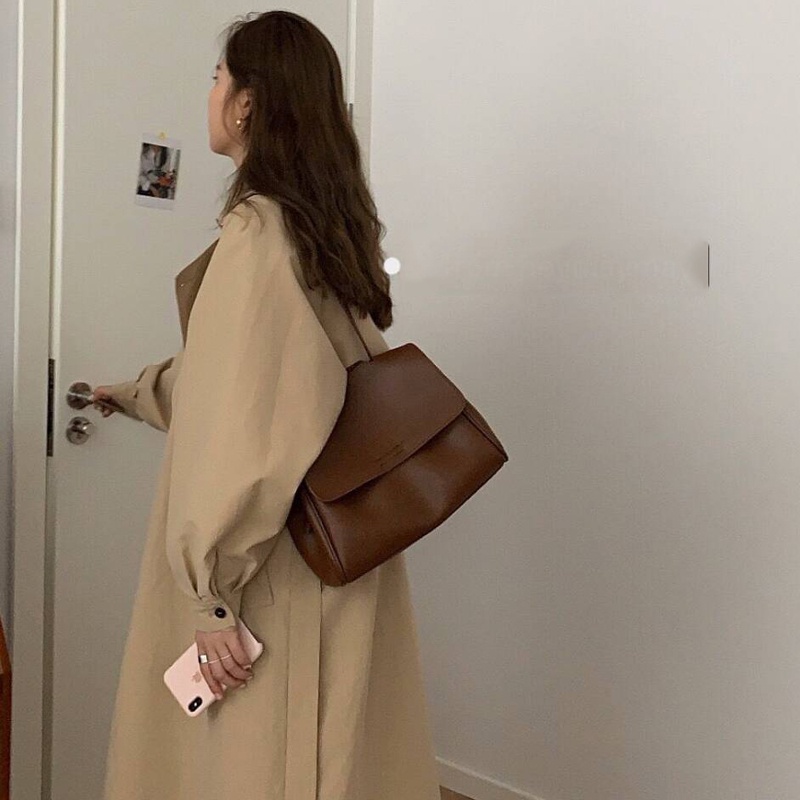 Túi Đeo Chéo Khóa Nam Châm Ba Chiều Cho Nữ