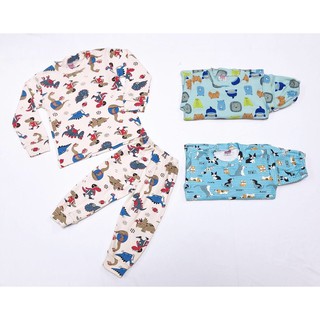 Combo 3 bộ bé trai borip dài màu