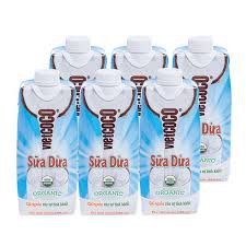 (Combo 06 hộp) Sữa Dừa Organic Vietcoco - 330ml