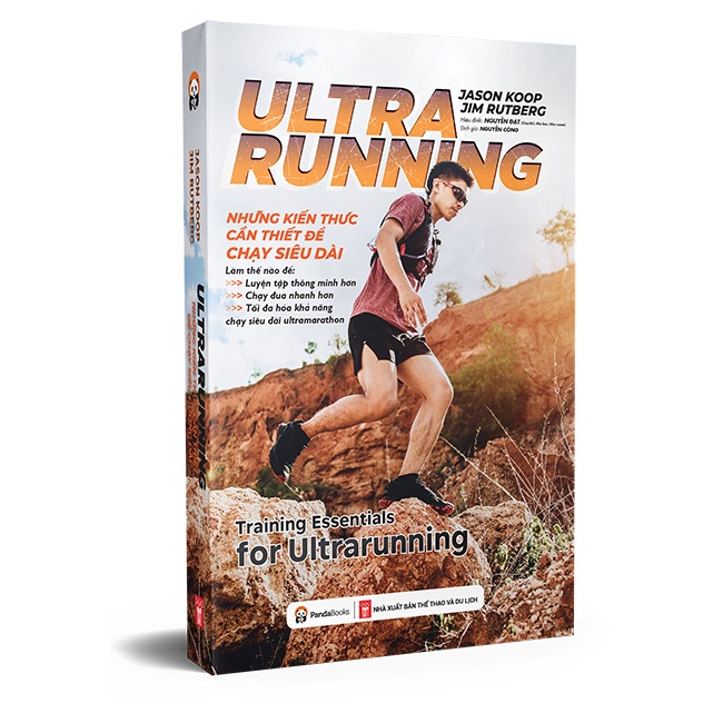 Sách - ULTRARUNNING: Những kiến thức cần thiết để chạy siêu dài - Pandabooks - Sách chạy trail