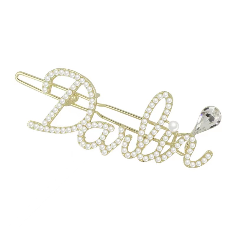 1 Kẹp Tóc Hình Chữ Cái Thời Trang Dành Cho Nữ