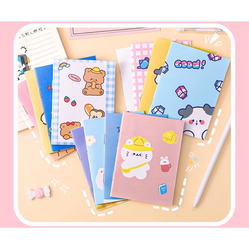 Sổ tay mini hình cute đáng yêu 🧸 HÀNG CÓ SẴN ‍♀️ 36 trang