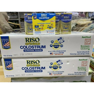 [Thùng 48 hộp x 110ml] Sữa bột pha sẵn RISO COLUSTRUM 1+