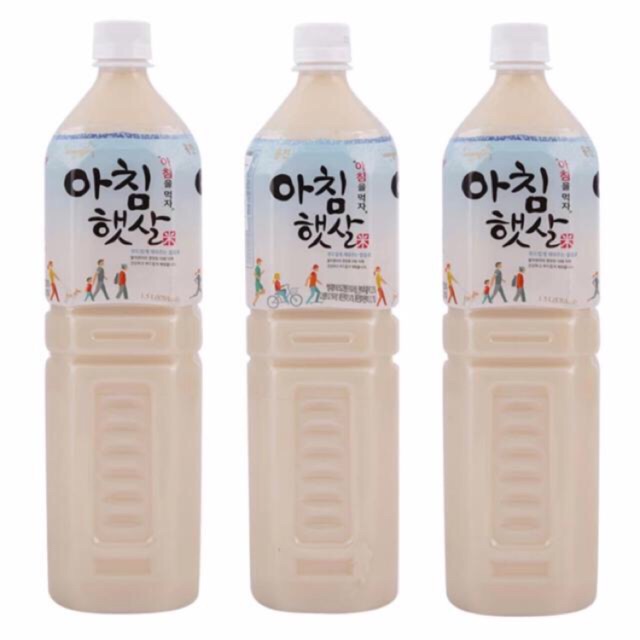 Combo 3 chai nước gạo HQ 1,5l date 2022