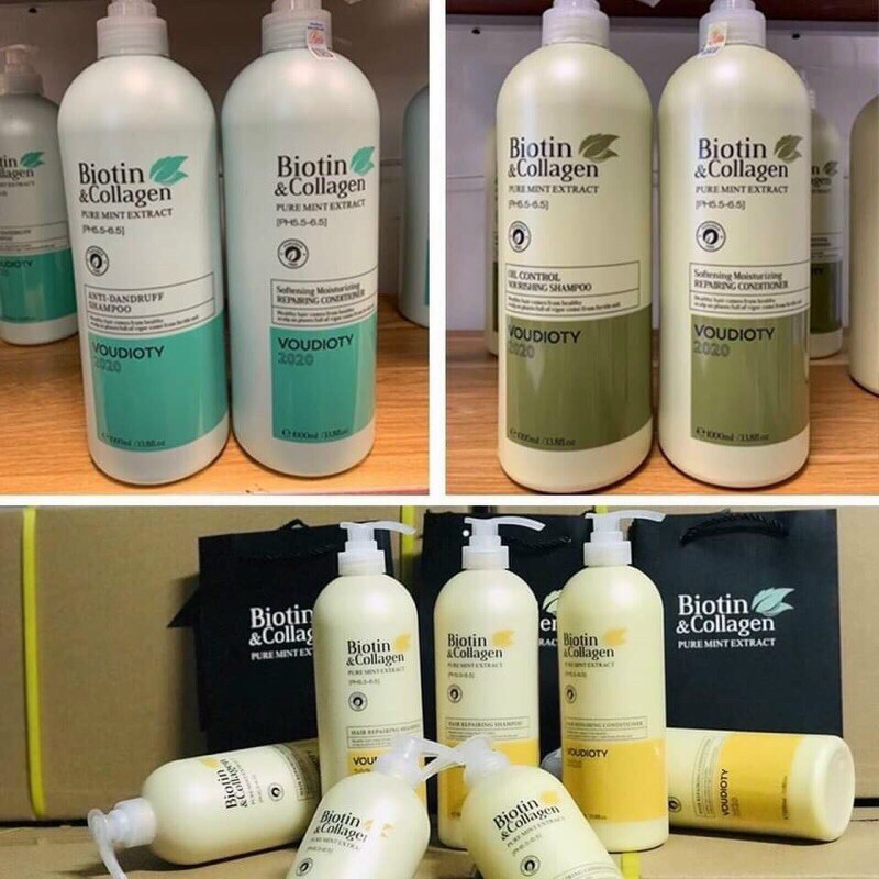 CẶP DẦU GỘI BIOTIN & COLLAGEN CHÍNH HÃNG NHẬP KHẨU TẠI Ý VỀ ĐỦ CÁC DÒNG