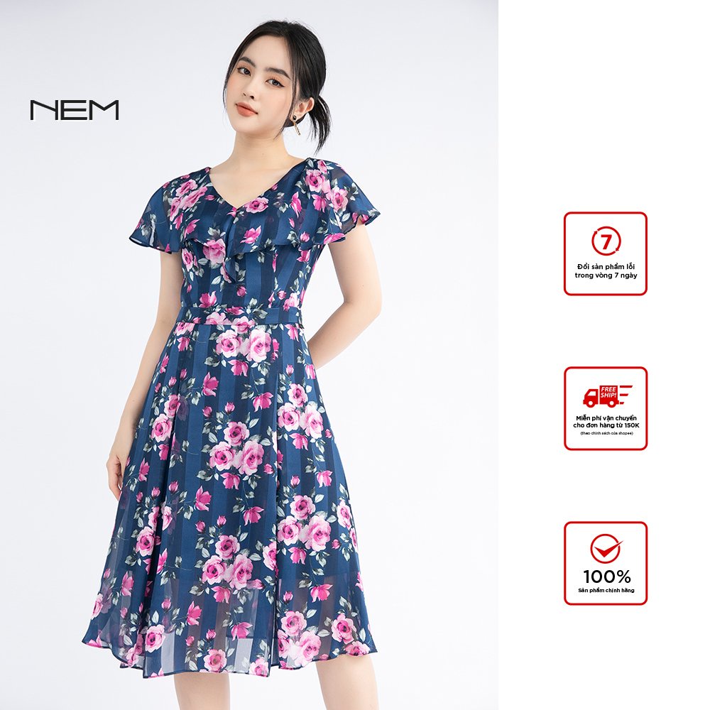 Đầm nữ thiết kế cao cấp NEM Fashion D40792