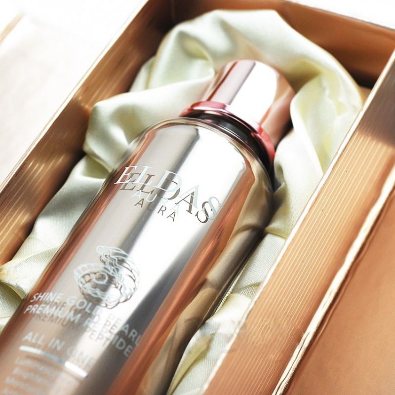 Serum Eldas Aura Coreana Shine Gold Pearl Premium Peptide All In One chai 100ml (hàng chính hãng)