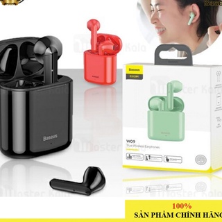 Tai nghe ko dây cảm ứng Baseus Encok W09 True Wireless Earphones cho ĐT táo Samsung-Hàng Baseus